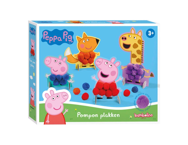 Bambolino Toys Peppa Pig Pompom-Paste