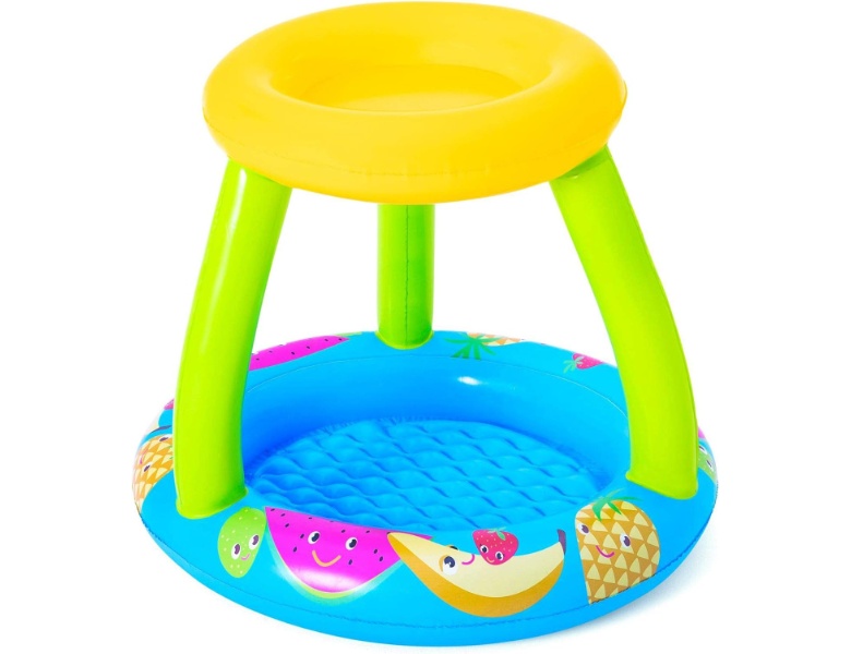 Bestway Babybadefrucht mit Sonnenschirm, 91 x 81 cm