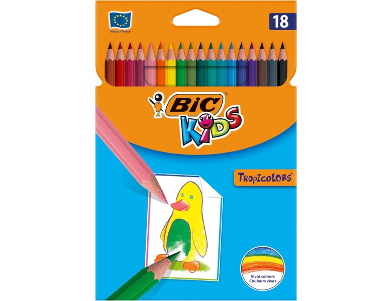 BIC Kids Tropicolors, 18.