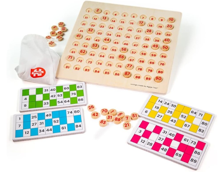 Bigjigs Bingo-Spiel aus Holz