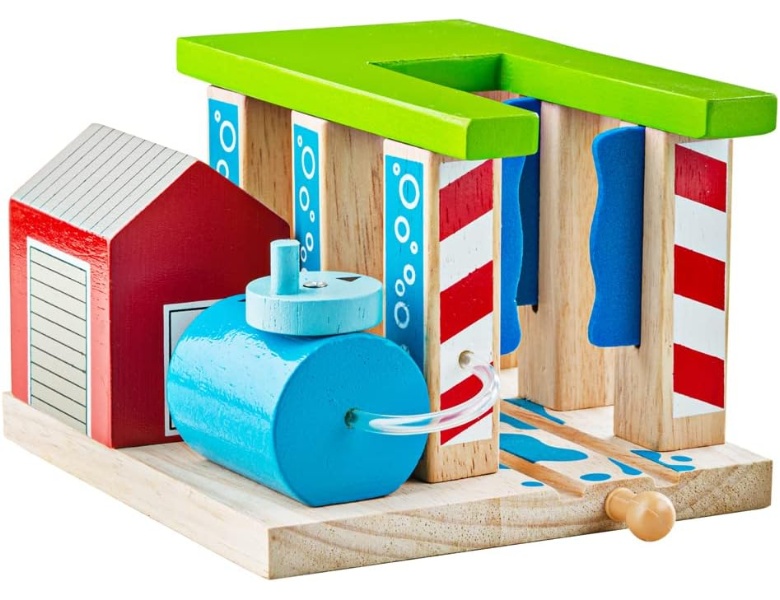 Bigjigs Rail Holzschienen - Autowaschanlage f�r Z�ge