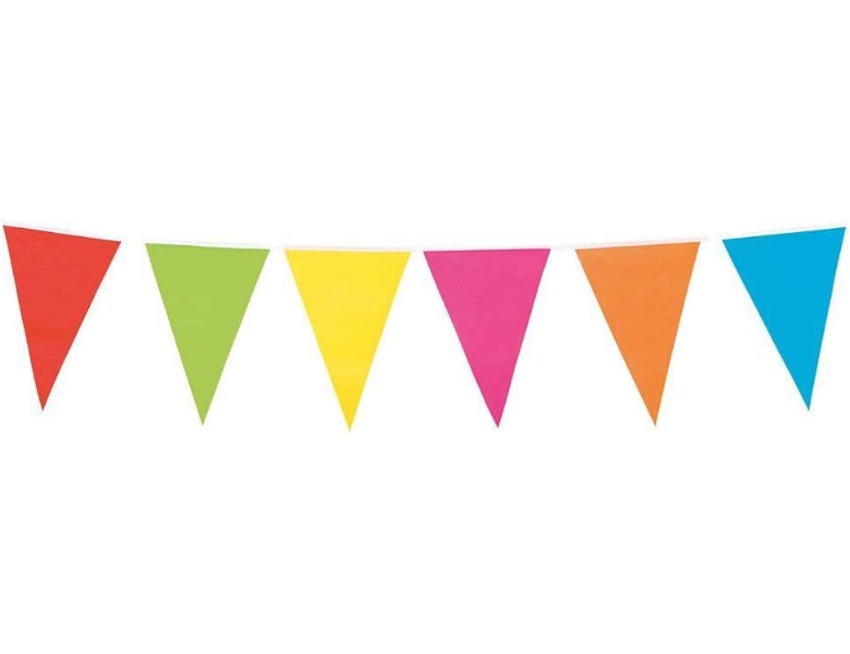 Boland Farbige Flaggenleine, 10 mtr. Partydekoration