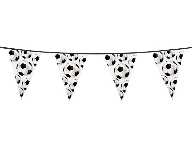 Boland Wimpelkette Football Point Flags, 6mtr.