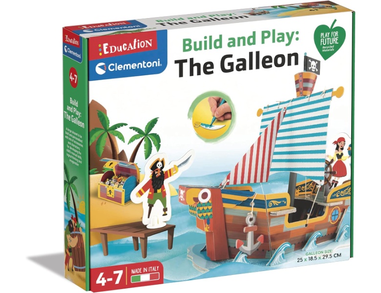 Clementoni Education - Piratenboot bauen und spielen