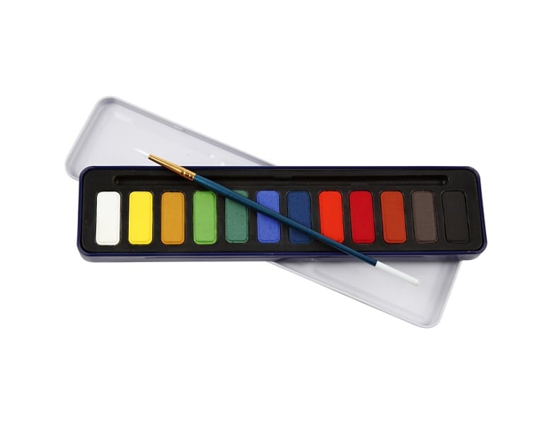 Creativ Company Aquarell-Set � verschiedene Farben, 1 Box