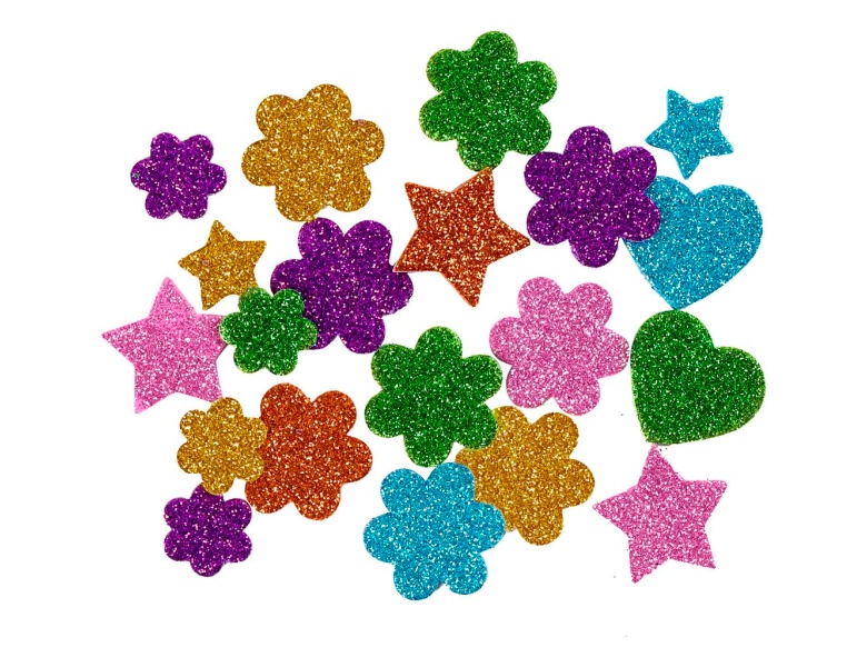 Creativ Company Foamforms Glitzer, 100 St�ck.