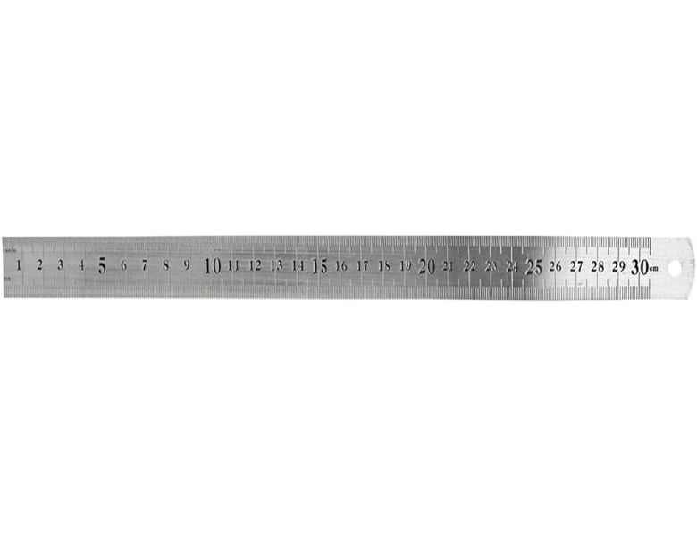 Creativ Company Lineal aus Metall, 30 cm