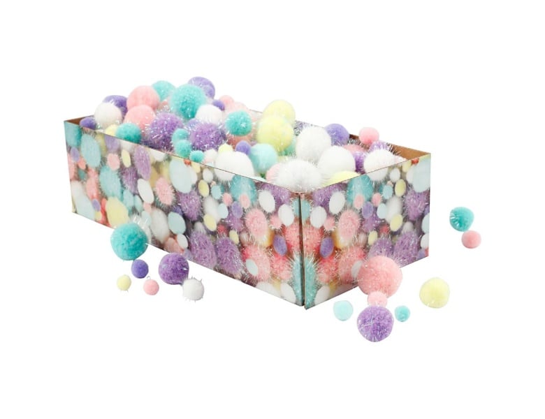 Creativ Company Pompons Pastellfarben, 400gr.