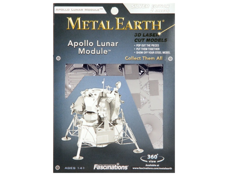 Eureka Metal Earth Apollo Lunar Module Silver Edition - Suche