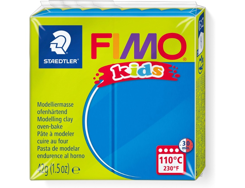 Fimo Kids Modelliermasse Blau, 42gr