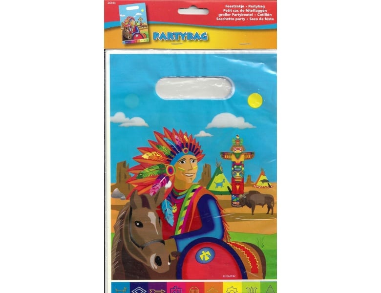 Folat Indianer-Handouttaschen, 8 St�ck. - Marche