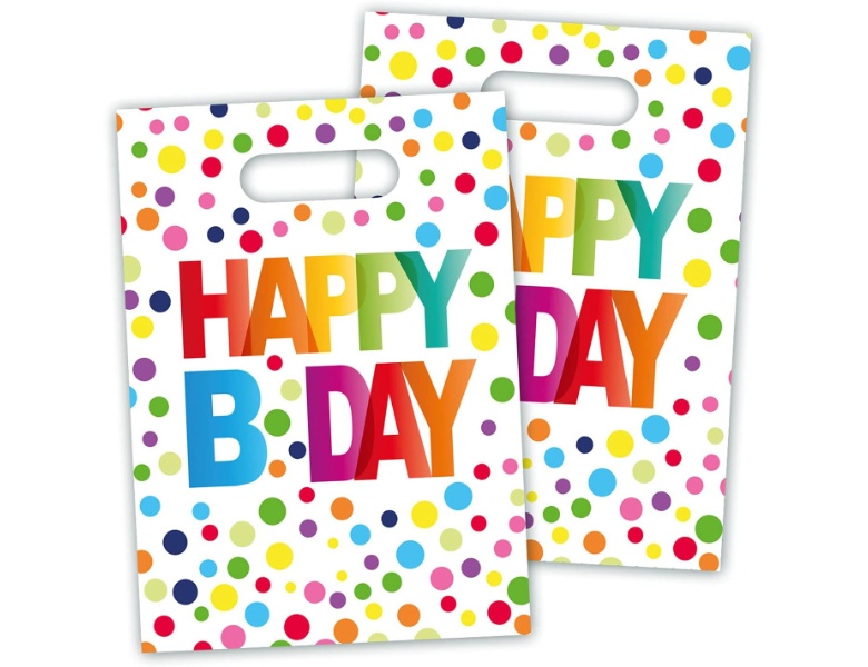 meinspielzeug - Folat Partyt�ten Happy Birthday Konfetti, 8St.