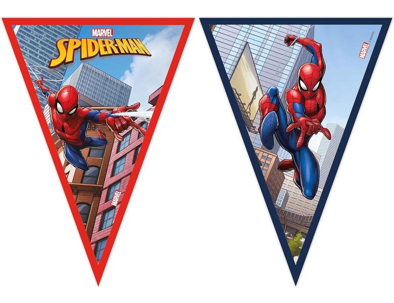 Procos Papierfahnenlinie FSC Spider-Man, 3mtr.
