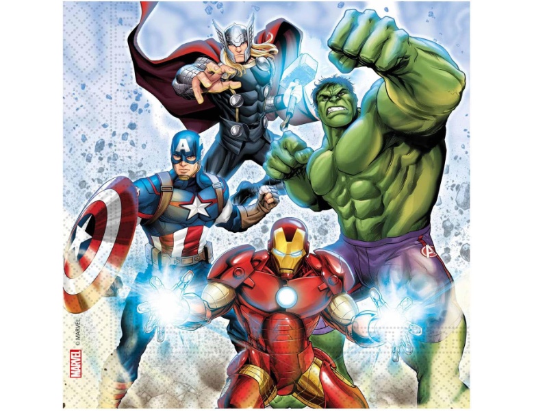 Procos Papierservietten FSC Avengers Infinity Stones, 20 Stck.