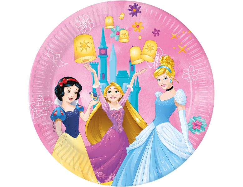 Procos Pappteller FSC Disney Prinses Live Your Story, 8 Stck.