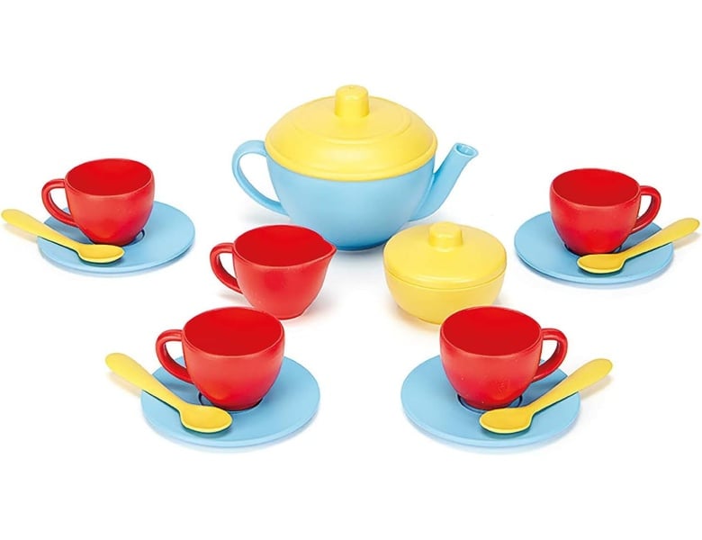 GreenToys Tea Set blau