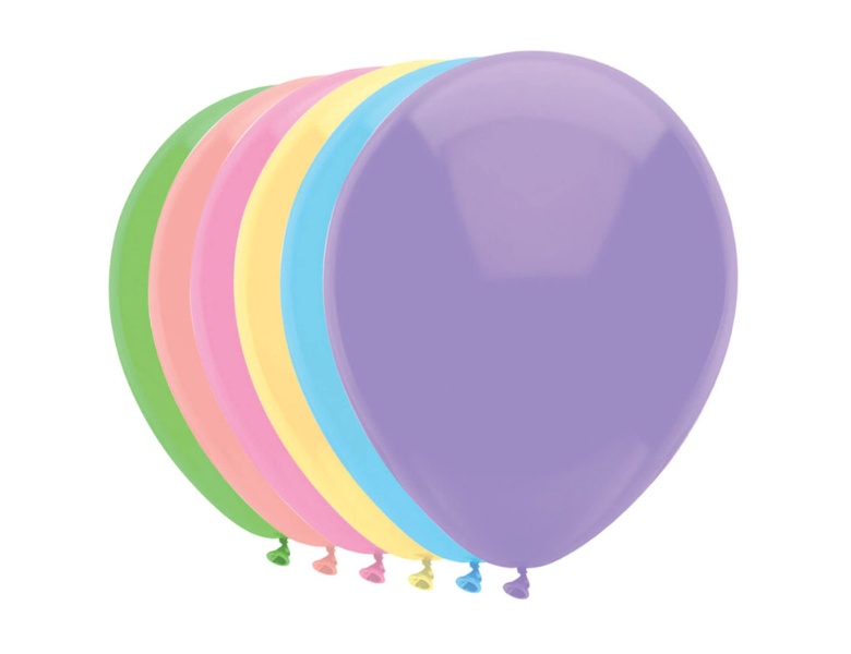 Haza Witbaard Luftballons Pastell, 10Stk.