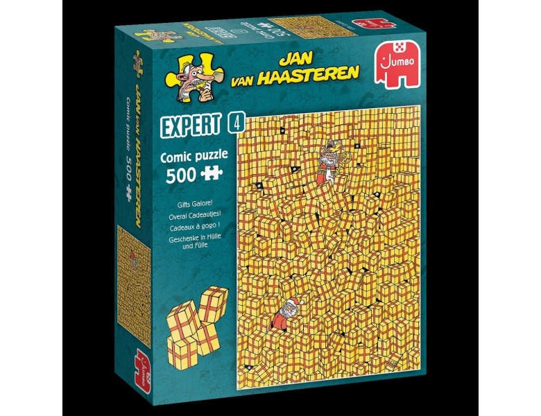 Jumbo Jan van Haasteren Jigsaw Puzzle Expert 4 Presents Everywhere, 500
