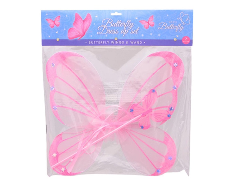 Johntoy Schmetterlingsfl�gel mit Zauberstab