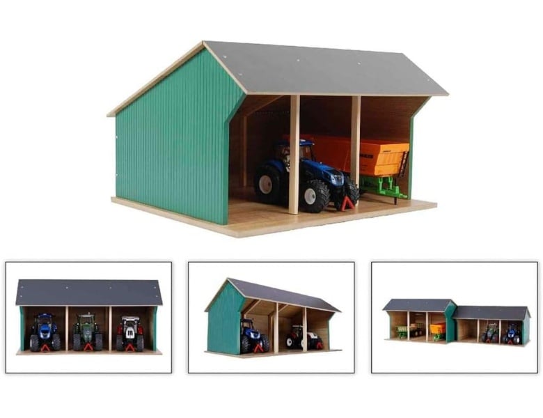 Kids Globe Landwirtschaftlicher Schuppen 1:32