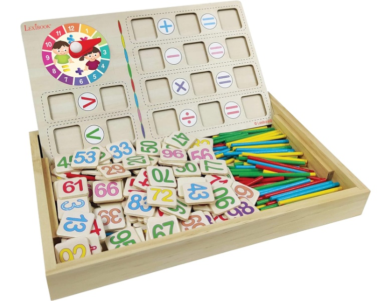 BOHS Rainbow Sudoku in Legno per Bambini - 3 in 1 Facile o Difficile - Libro con 320 Puzzle Sudoku - Gioco da Tavolo per Allenare il Cervello
