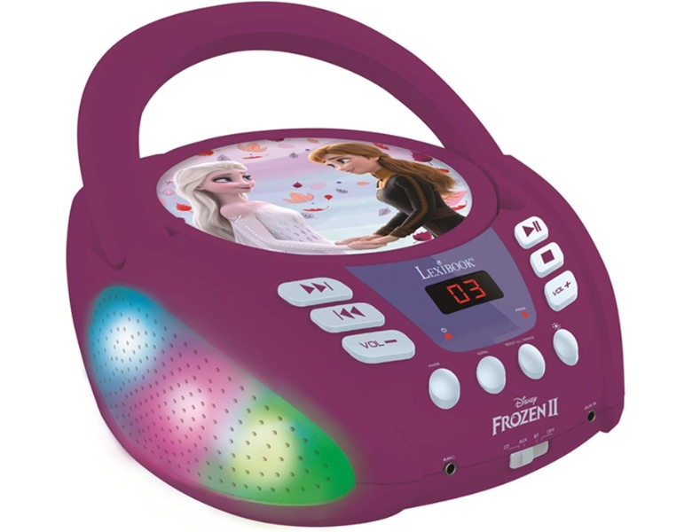 Lexibook Disney Frozen Bluetooth CD-Spieler mit Lichteffekten | CD-Player &  Radio