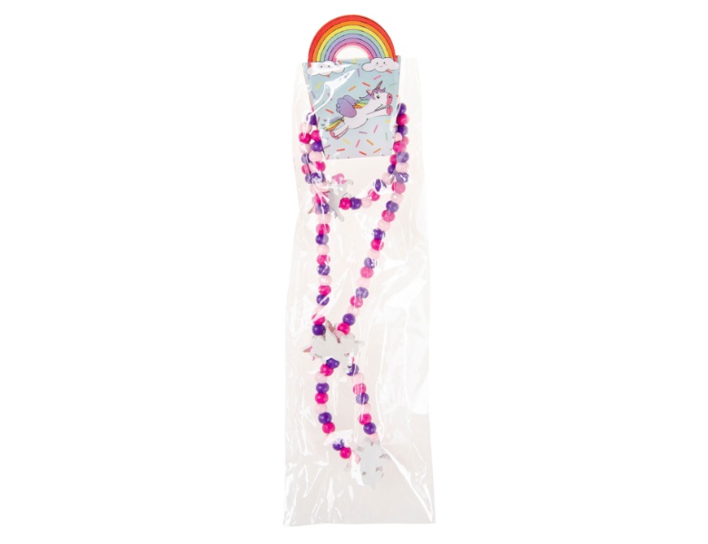 LG-Imports Holzhalskette und Armband Einhorn