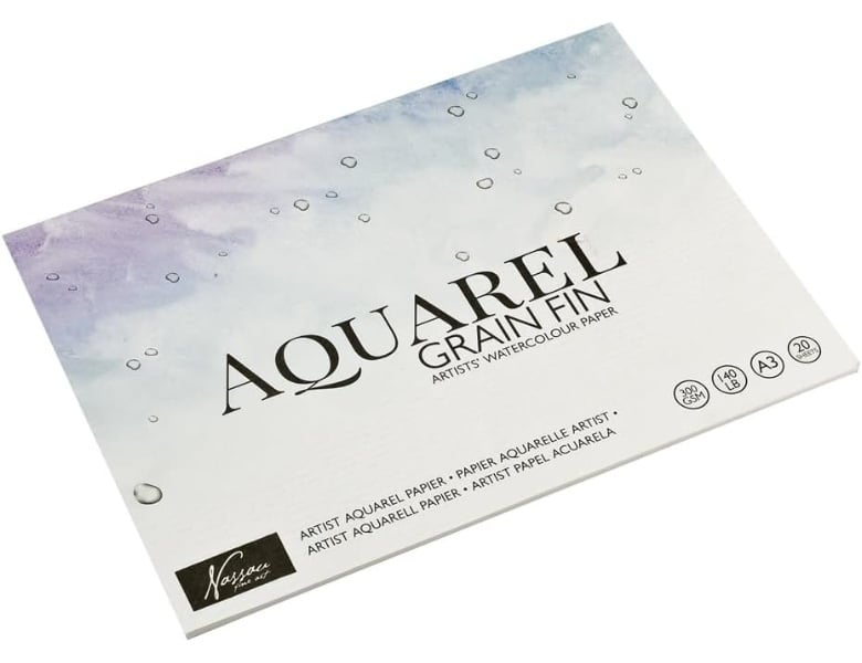 Nassau A3 Aquarellblock, 20 Blatt