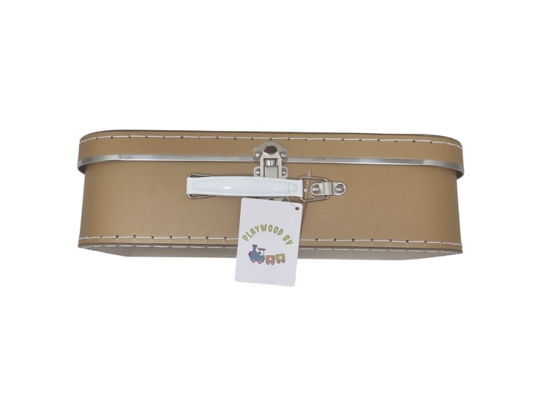 Playwood Kartonkoffer-Set Braun, 3tlg.