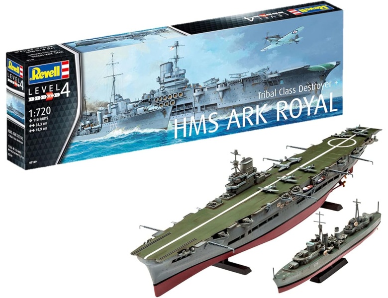 Revell HMS Ark Royal & Tribal Class Des