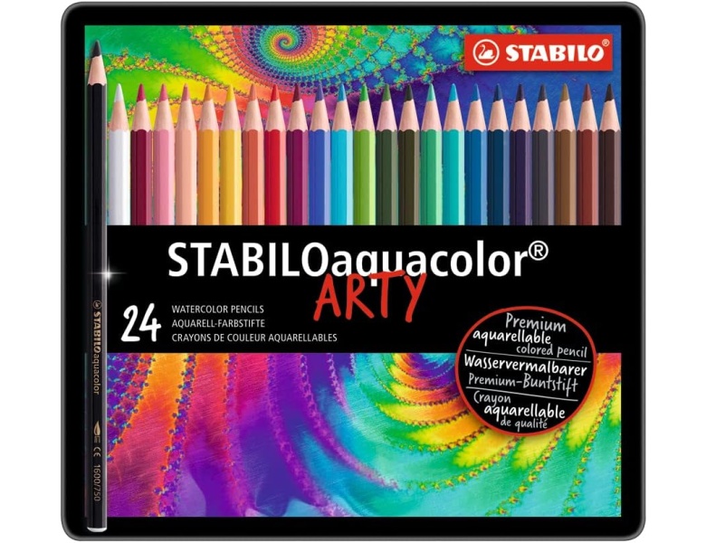 STABILO Aquacolor Metallbox, 24-tlg.