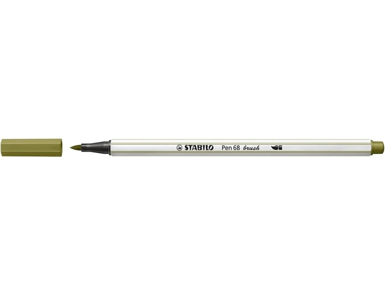 STABILO Pen 68 Brush 37 - Schlammgrn
