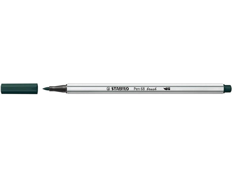 STABILO Pen 68 Brush 63 - Erdgrn