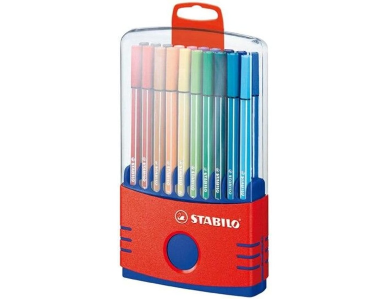 STABILO Pen 68 Colorparade Rot, 20 Stk.