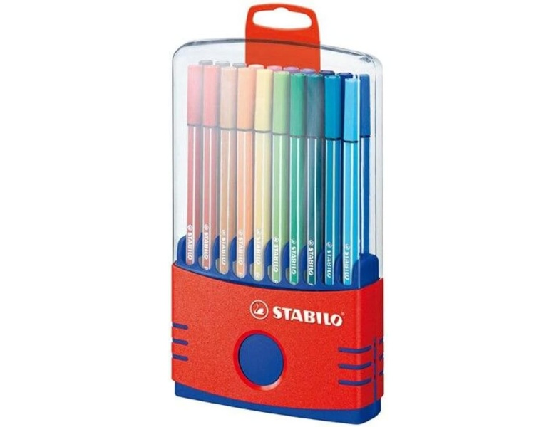Stabilo Pen 68 Colorparade Rot, 20 Stk.