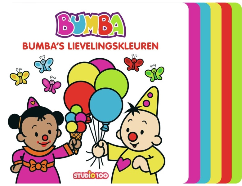 Studio100 Bumba Pappbuch mit Schritten  Bumbas Lieblingsfarben