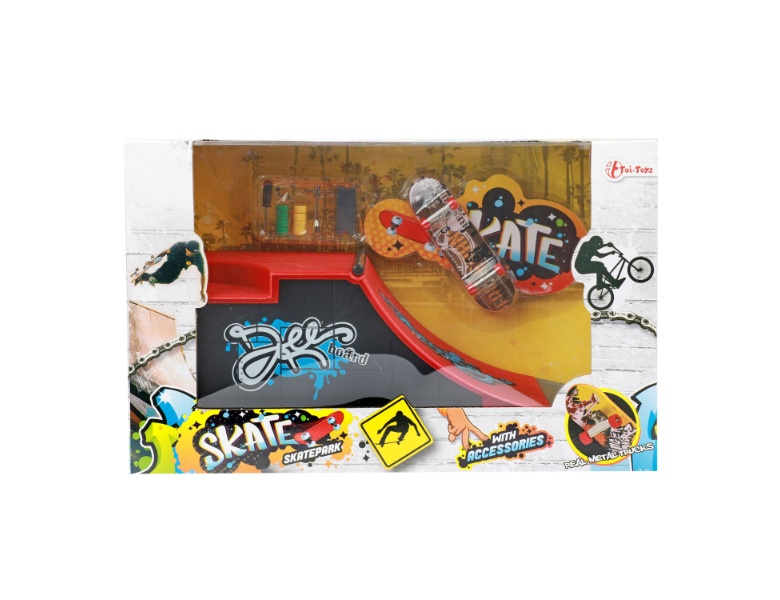 Toi-Toys Fingerskateboard oder BMX-Fahrrad mit Skatebahn