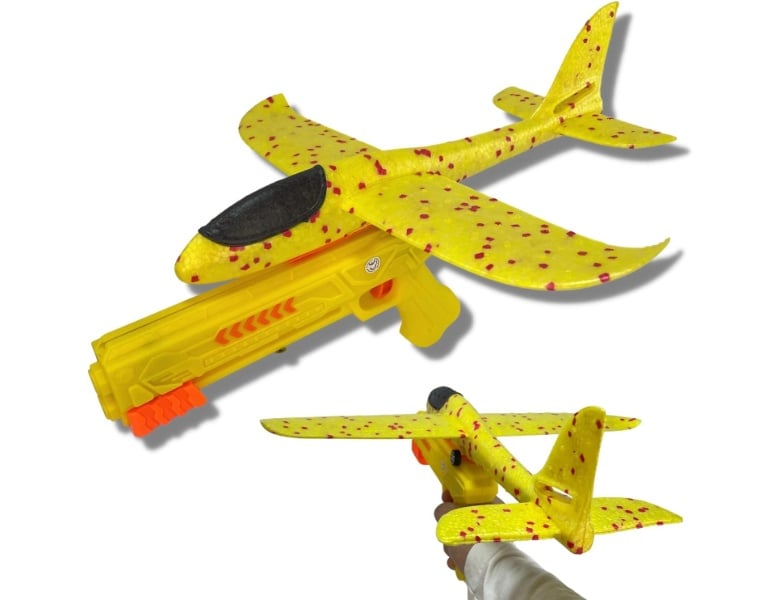 Toi-Toys Schaumflugzeug schieen