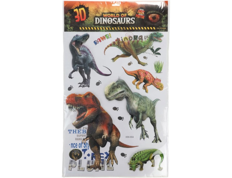 Toi-Toys Wanddeko-Aufkleber Dinosaurier