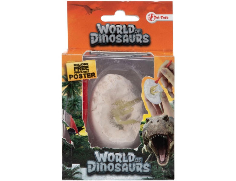 Toi-Toys World of Dinosaurs Dino-Ei-Ausgrabungsset