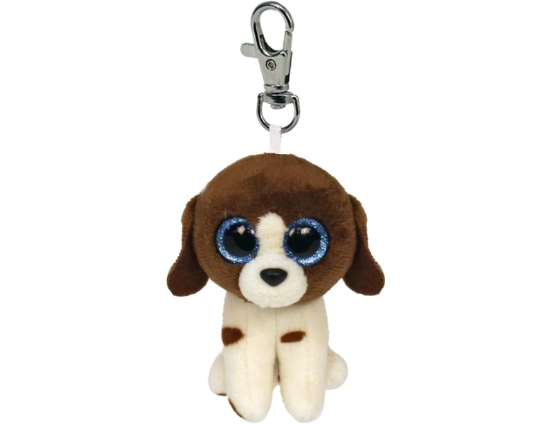 Ty Beanie Boo's Clip Muddles Dog, 7 cm