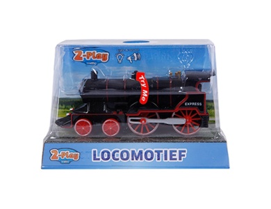 Kids Globe 2- Play -Druckguss-Lokomotive mit Licht und Sound, 14 cm