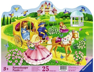 Ravensburger Puzzle Prinzessinnen im Schlossgarten - 25 Teile