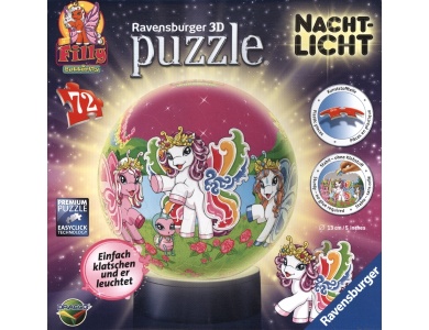Ravensburger Puzzleball Nachtlicht Filly Welt