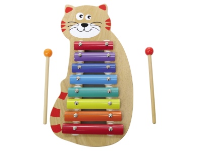 Metallophon Katze