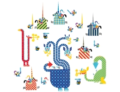 Wallsticker Dragons