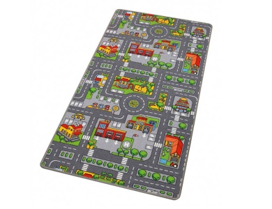 Spielteppich City 190x100cm