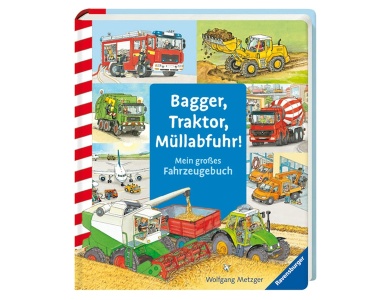 Bagger, Traktor, Müllabfuhr