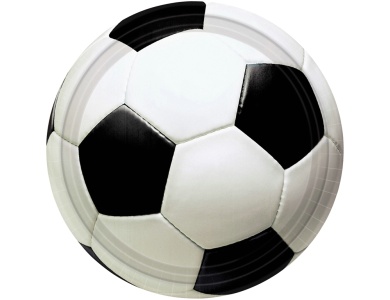 Kartonteller Fussball 8Teile