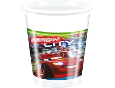 Amscan Disney Cars 8 Plastikbecher 200ml Cars